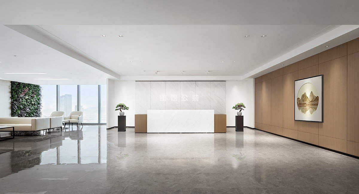 高端中式風格辦公室裝修效果圖