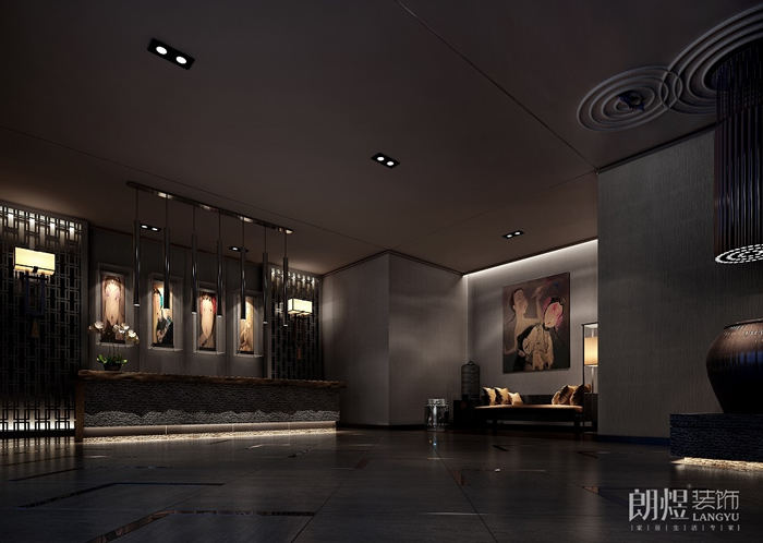 中式養生會所裝修效果圖