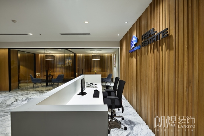 帕隆吉房地產辦公室-前臺內側效果圖