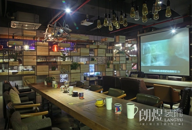 雙流咖啡店裝修-內部裝修效果圖