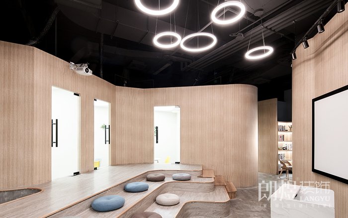 英語培訓學校裝修設計效果圖