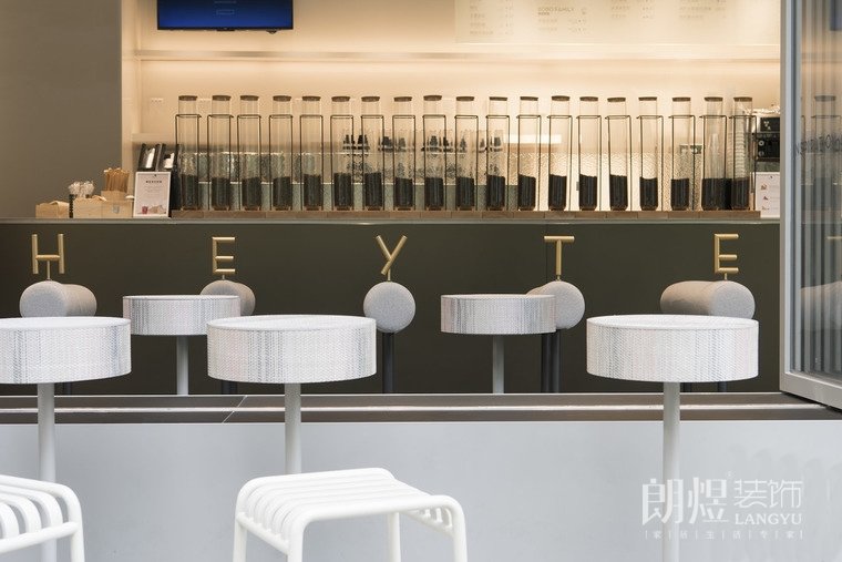 奶茶店鋪吧臺設計