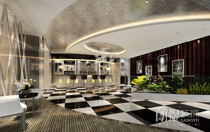 　　現代休閑會所裝修風格圖片