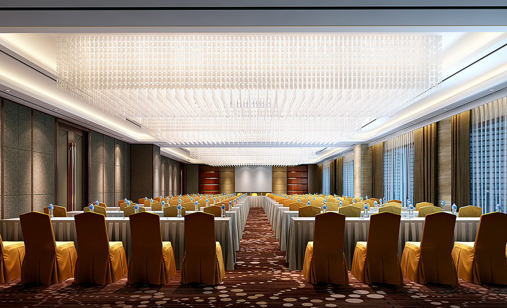 高檔酒店宴會(huì)廳裝修效果圖