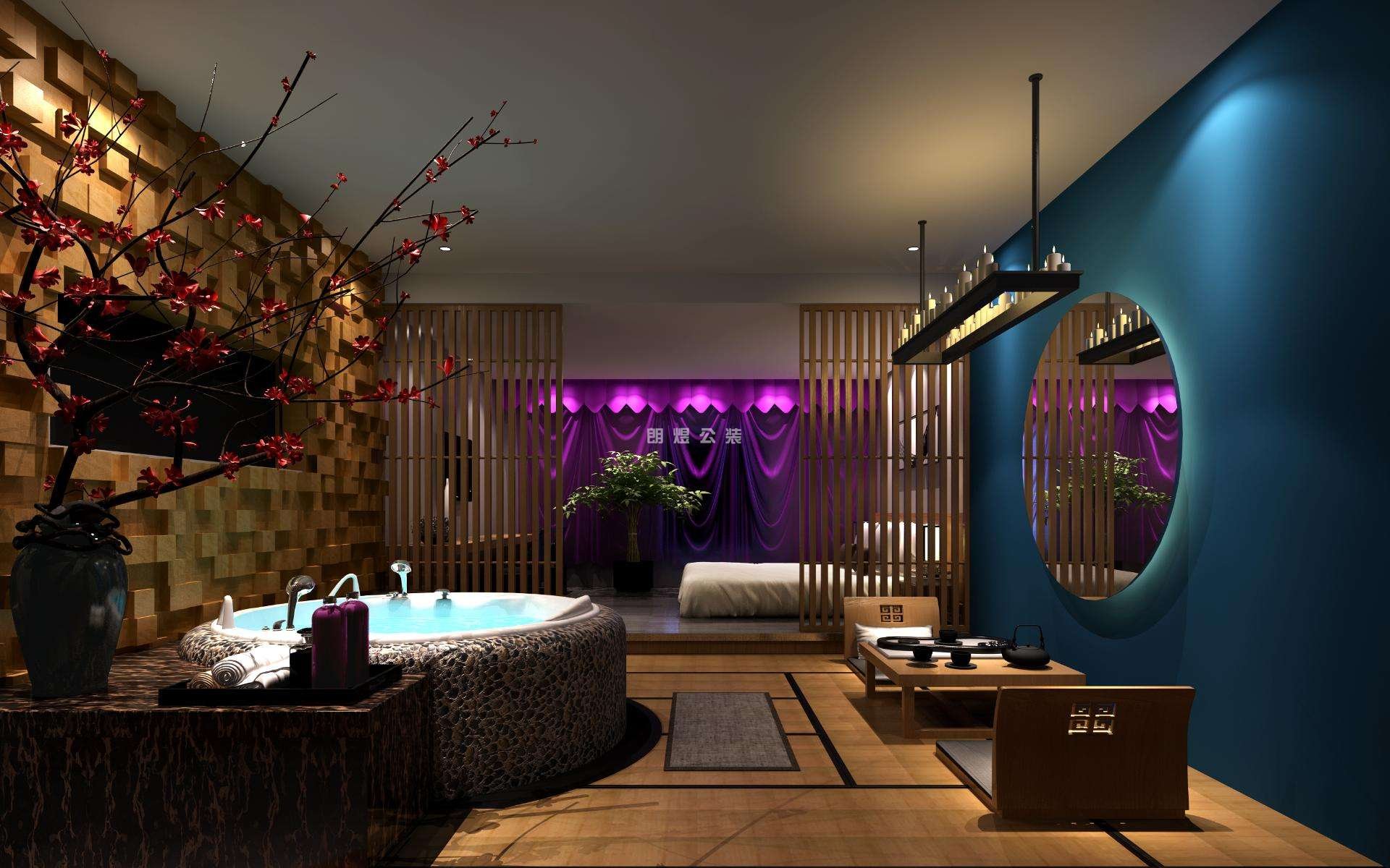 主題酒店客房背景墻設計風格