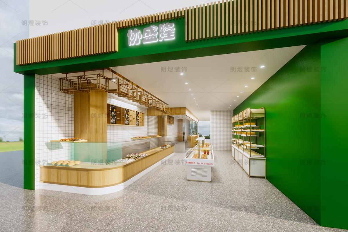 商場甜品店裝修設(shè)計(jì)效果圖