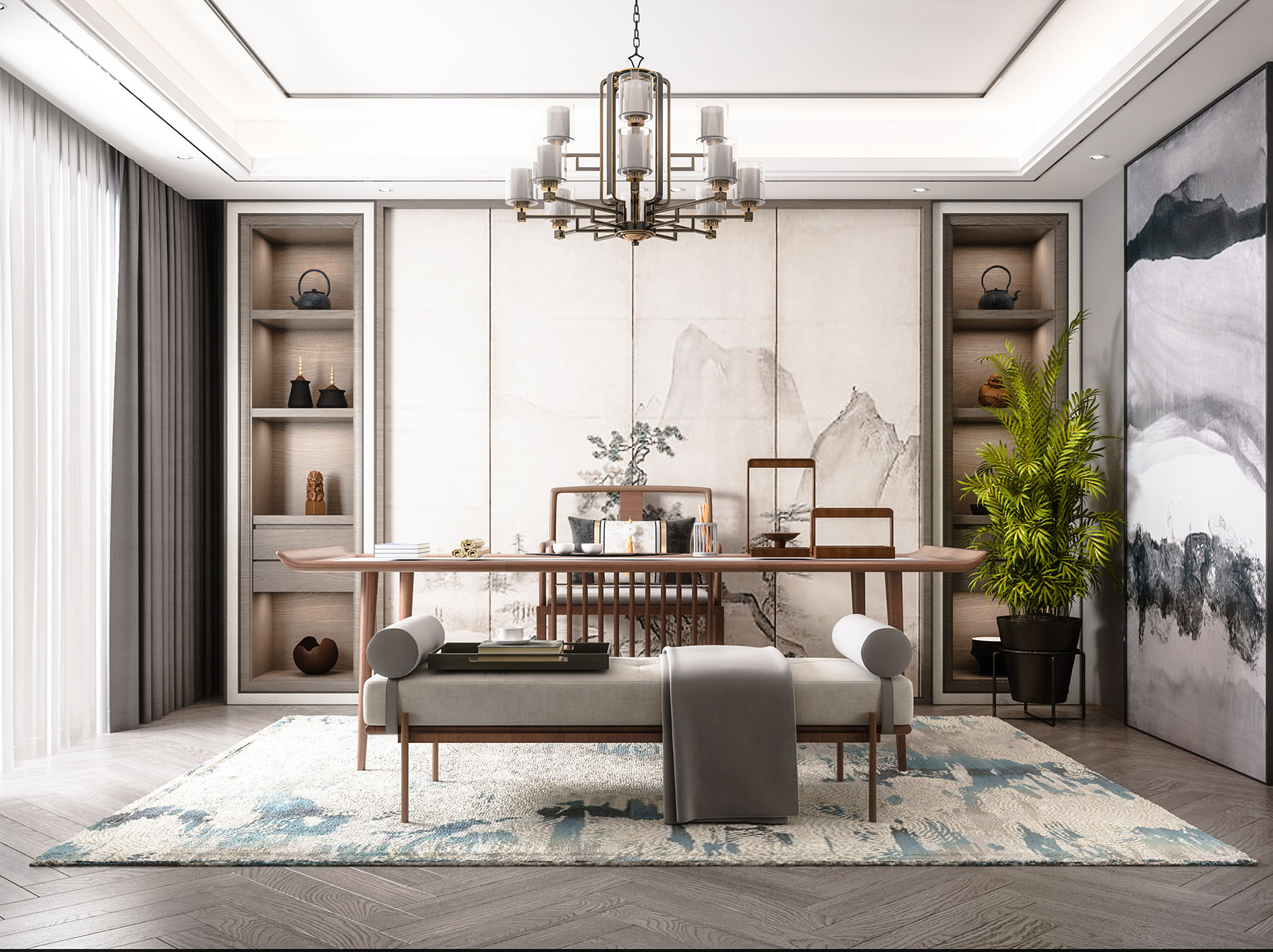 實用的辦公室裝修設計效果圖