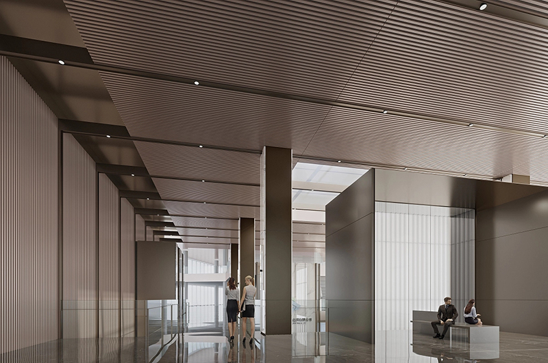 工業園區廠房辦公樓裝修效果圖