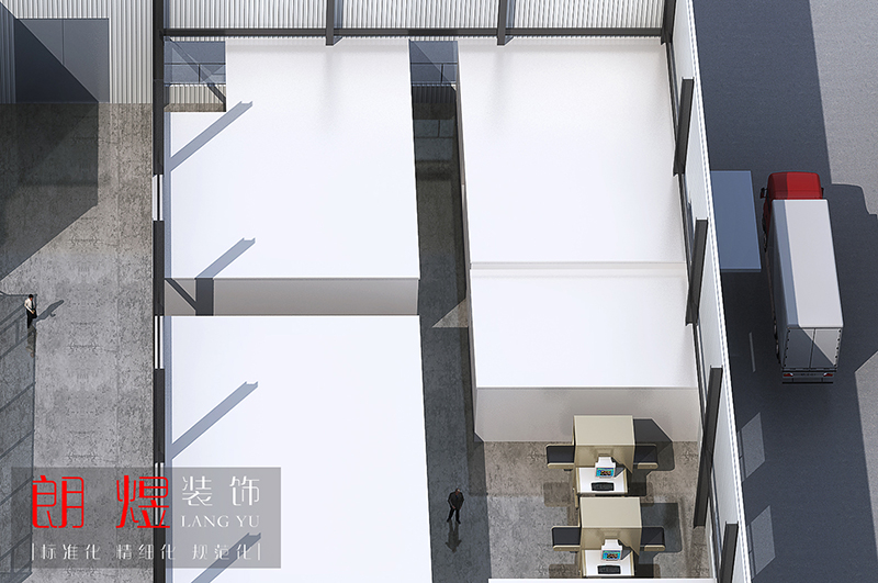 成都新都區(qū)工業(yè)園區(qū)2000平廠房裝修設(shè)計效果圖