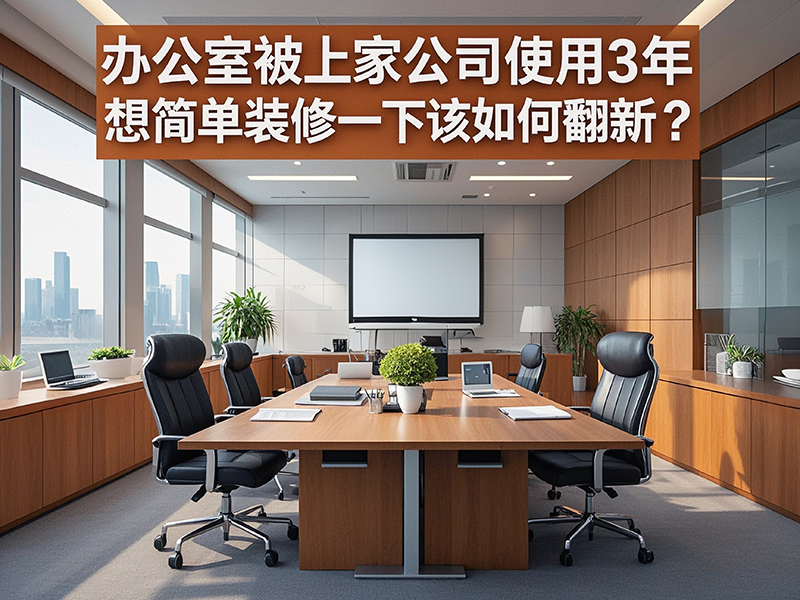 辦公室被上家公司使用3年，想簡單裝修一下該如何翻新？