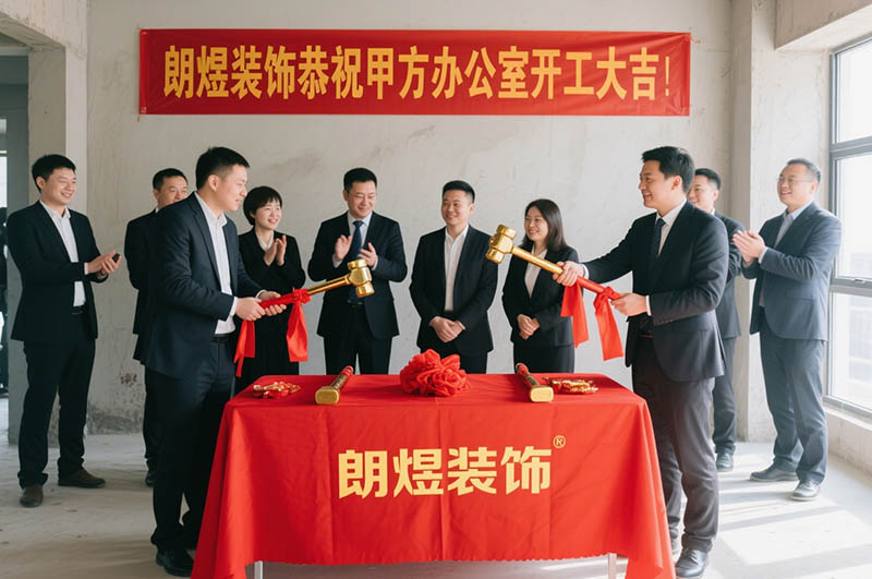 辦公室裝修開(kāi)工儀式
