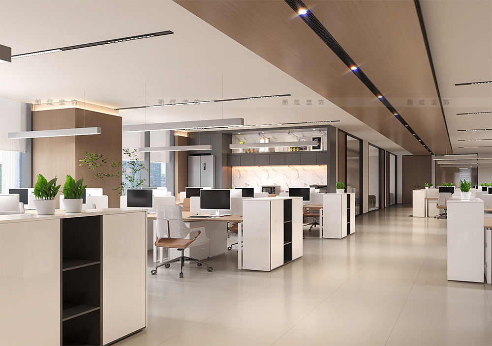成都東加能源科技公司辦公室裝修效果圖