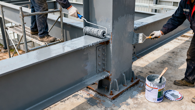 鋼結(jié)構(gòu)廠房防腐與防火處理